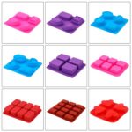 Hot Custom Silicone Body Soap Molds Multiple Shapes Square Oval Corn Pattern LFGB Non Stick Versatile for DIY Soap Making